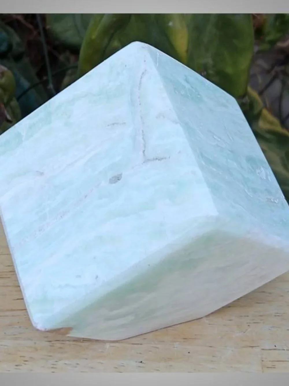Caribbean calcite FLOATING CUBE 01 CLARITY change MEMORY